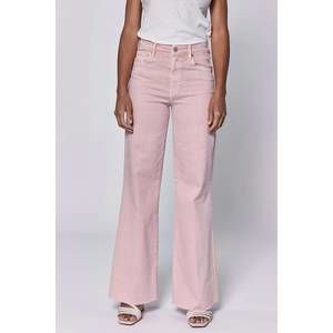 NEW DEAR JOHN DENIM fiona high rise wide leg jeans in sepia rose